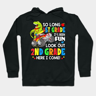 Im Ready To Crush 2Nd Grade T Rex Dinosaur Back To School Hoodie